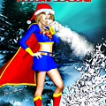 Supergirl Holiday Greeting Card